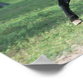 Thoroughbred Running Poster (Hoek)