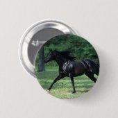 Thoroughbred Running Ronde Button 5,7 Cm (Voorkant /achterkant)