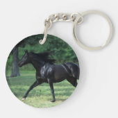 Thoroughbred Running Sleutelhanger (Achterkant)