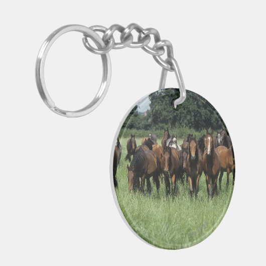 Thoroughbred Youngsters Sleutelhanger (Voorkant Links)