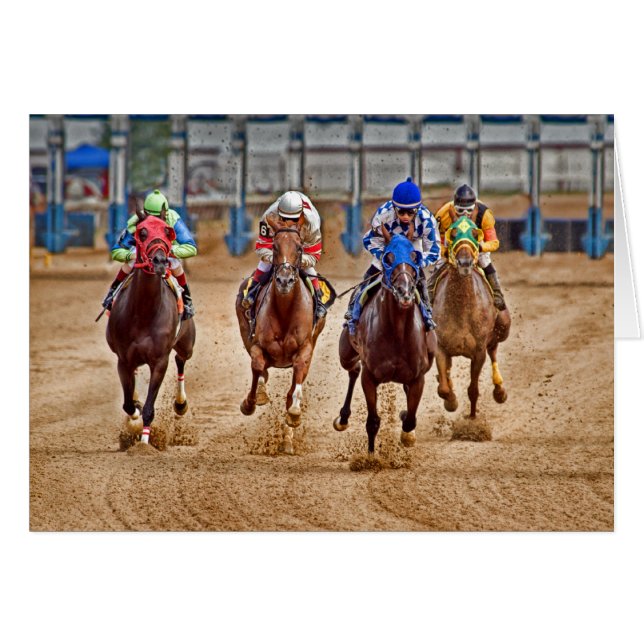 Thoroughbreds Out the Gate (Voorkant Horizontaal)