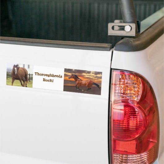 Thoroughbreds Rock Bumpersticker (Op Truck)