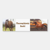 Thoroughbreds Rock Bumpersticker (Voorkant)