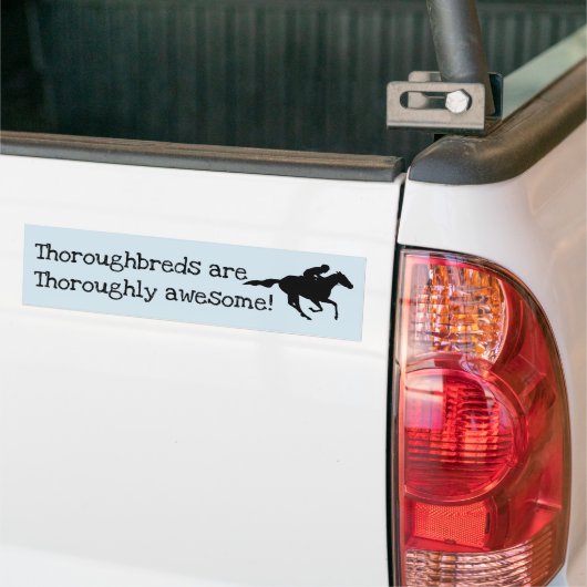 Thoroughbreds zijn Geweldige! Bumpersticker (Op Truck)