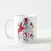 Thorp Family Crest Koffiemok (Links)