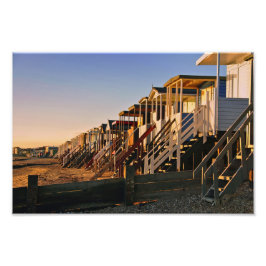 Thorpe Bay Beach Huts Essex England Foto Afdruk