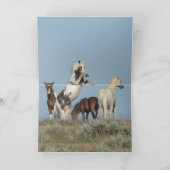 Thor's Challenge Wild Horse Wenskaart Bedankkaart (Binnen)