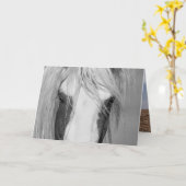 Thor's Eyes - Wild Horse Greeting Card Kaart (Gele Bloem)