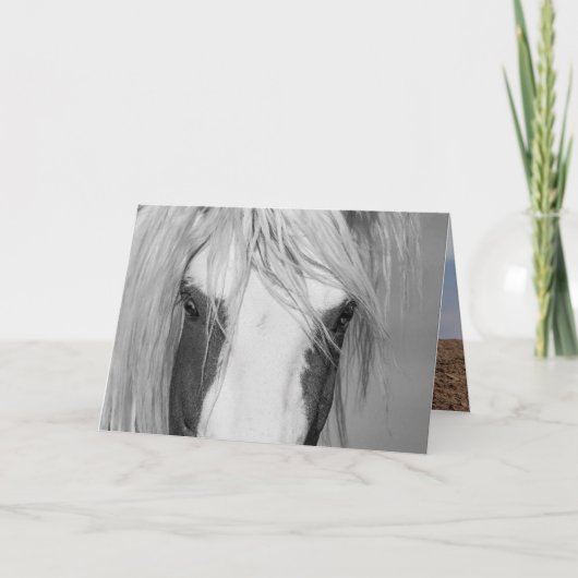 Thor's Eyes - Wild Horse Greeting Card Kaart (Voorkant)