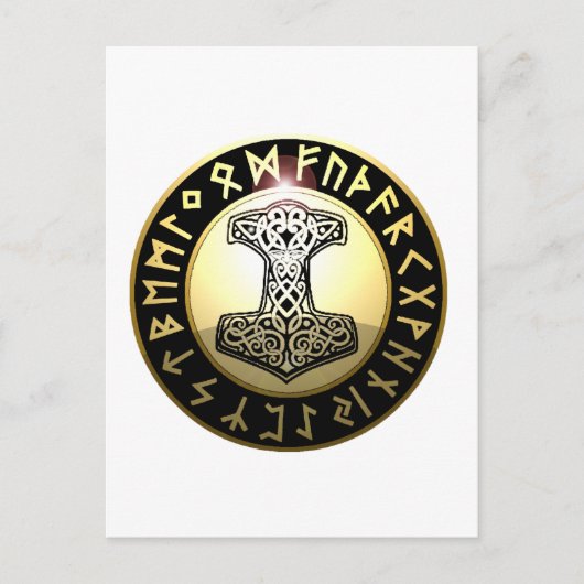 Thor's Hammer Briefkaart (Voorkant)