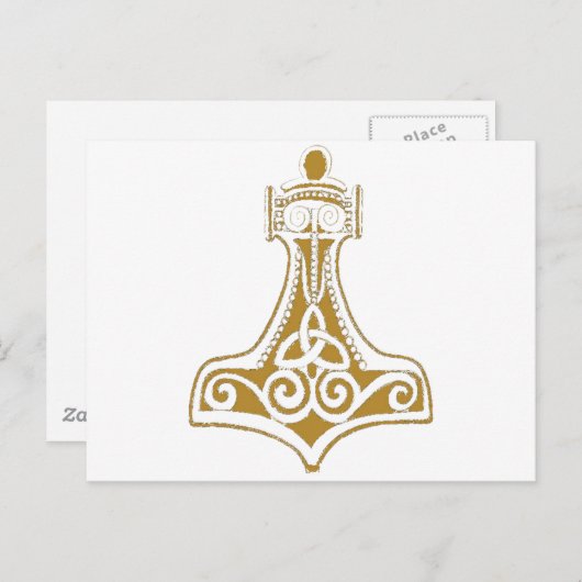 Thor's Hammer Briefkaart (Voorkant / Achterkant)