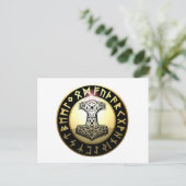 Thor's Hammer Briefkaart (Staand voorkant)