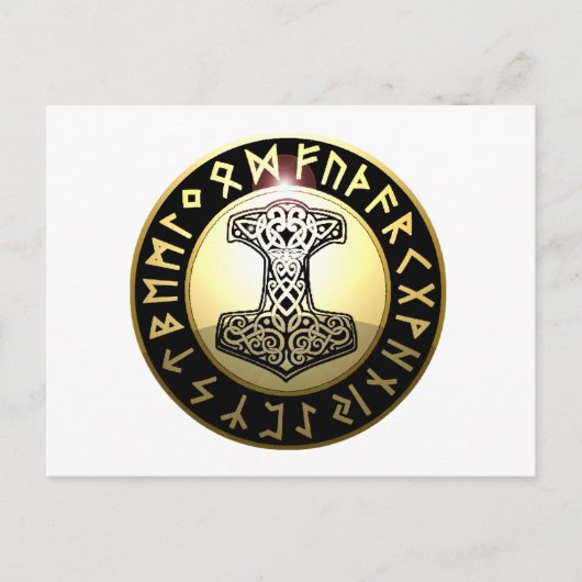 Thor's Hammer Briefkaart (Voorkant)