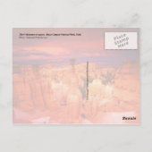 Thor's Hammer, Bryce Canyon National Park, UT Briefkaart (Achterkant)