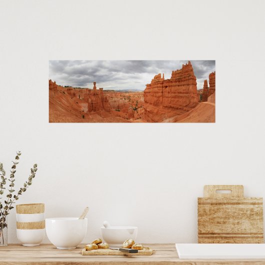 Thor's Hammer Bryce Canyon Utah verenigde Staten Poster (Keuken)