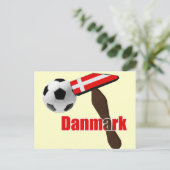 Thors Hammer Danmark Dynamite Fodbold 2014 Briefkaart (Staand voorkant)