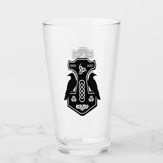 Thor's Hammer en Ravens Glass Glas (Voorkant)