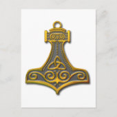 Thor's Hammer-gold Briefkaart (Voorkant)