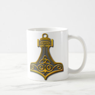 Thor's Hammer-gold Koffiemok