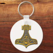 Thor's Hammer-gold Sleutelhanger (Voorkant)