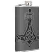 Thors hammer (grijs) heupfles (Rechts)