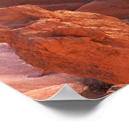 Thors hammer hoodoo op Navajo Trail Poster (Hoek)