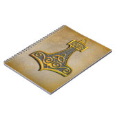 Thors hammer in Gold Notitieboek (Linkerzijde)