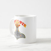 Thor's Hammer Mjollnir Koffiemok (Voorkant links)