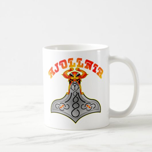Thor's Hammer Mjollnir Koffiemok (Rechts)