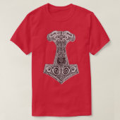 Thors Hammer Mjolnir Viking Norse Mythology T-shirt (Design voorkant)