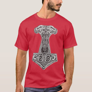Thors Hammer Mjolnir Viking Norse Mythology T-shirt