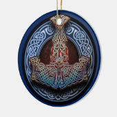 Thors Hammer Pendant/Ornament Keramisch Ornament (Links)