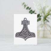 Thor's Hammer-Silver Briefkaart (Staand voorkant)