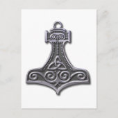 Thor's Hammer-Silver Briefkaart (Voorkant)