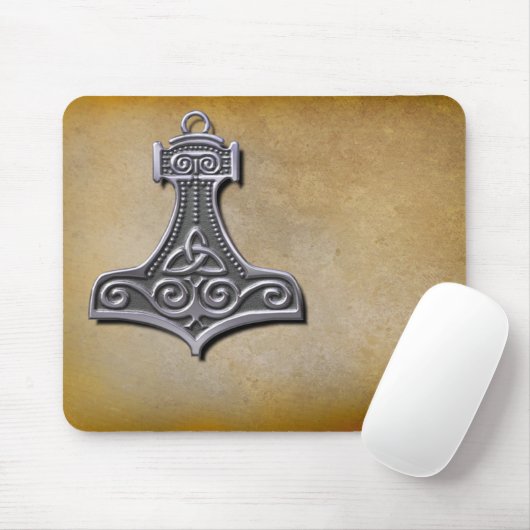 Thor's Hammer_Silver Muismat (Met muis)