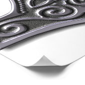 Thor's Hammer-Silver Poster (Hoek)