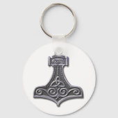 Thor's Hammer-Silver Sleutelhanger (Voorkant)