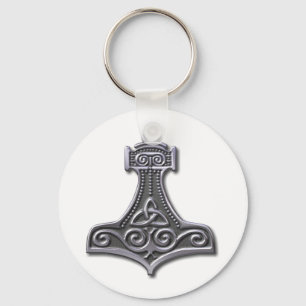 Thor's Hammer-Silver Sleutelhanger