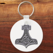 Thor's Hammer-Silver Sleutelhanger (Voorkant)