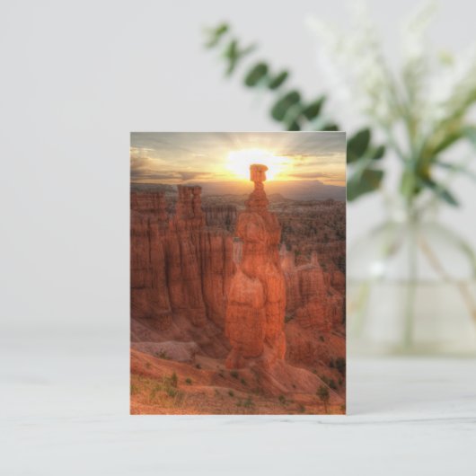 Thor's Hammer Sunrise Briefkaart (Staand voorkant)