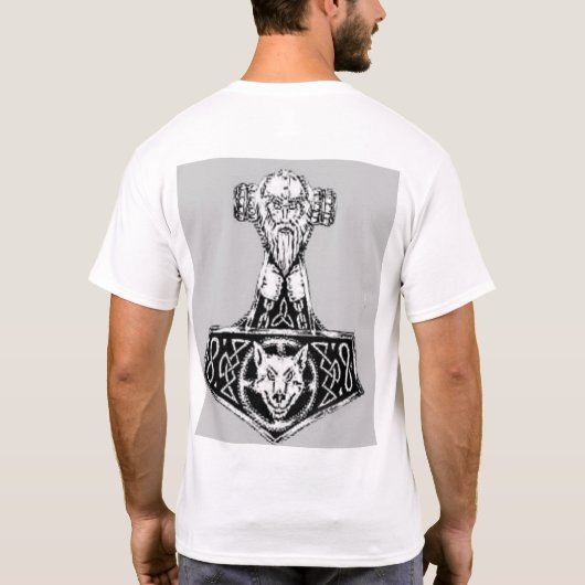 Thor's Hammer   T-shirt (Achterkant)
