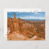 Thors Hammervorming Bryce Canyon National Park Briefkaart (Voorkant / Achterkant)