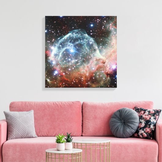 Thor's Helmet Nebula Space Canvas Afdruk (Insitu (Woonkamer))
