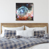 Thor's Helmet Nebula Space Canvas Afdruk (Insitu (Slaapkamer))