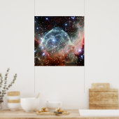 Thor's Helmet Nebula Space Poster (Keuken)