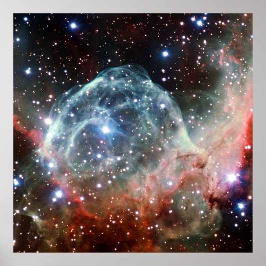 Thor's Helmet Nebula Space Poster (Voorkant)