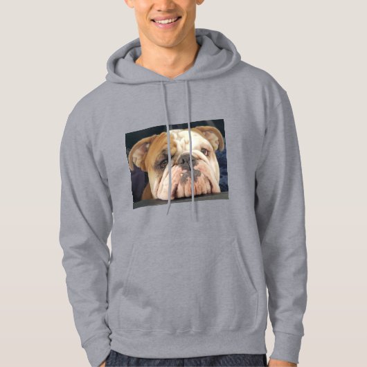 Thors Het bulldog Adult Hooded Sweatshirt (Voorkant)