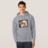 Thors Het bulldog Adult Hooded Sweatshirt (Voorkant volledig)