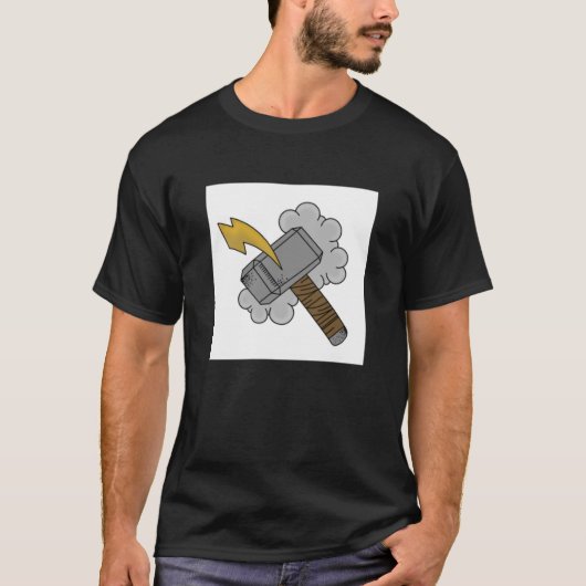Thors mighty hammer Classic T-Shirt (Voorkant)