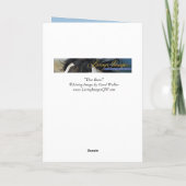 Thors Rears Wild Horse Wenskaart Kaart (Achterkant)